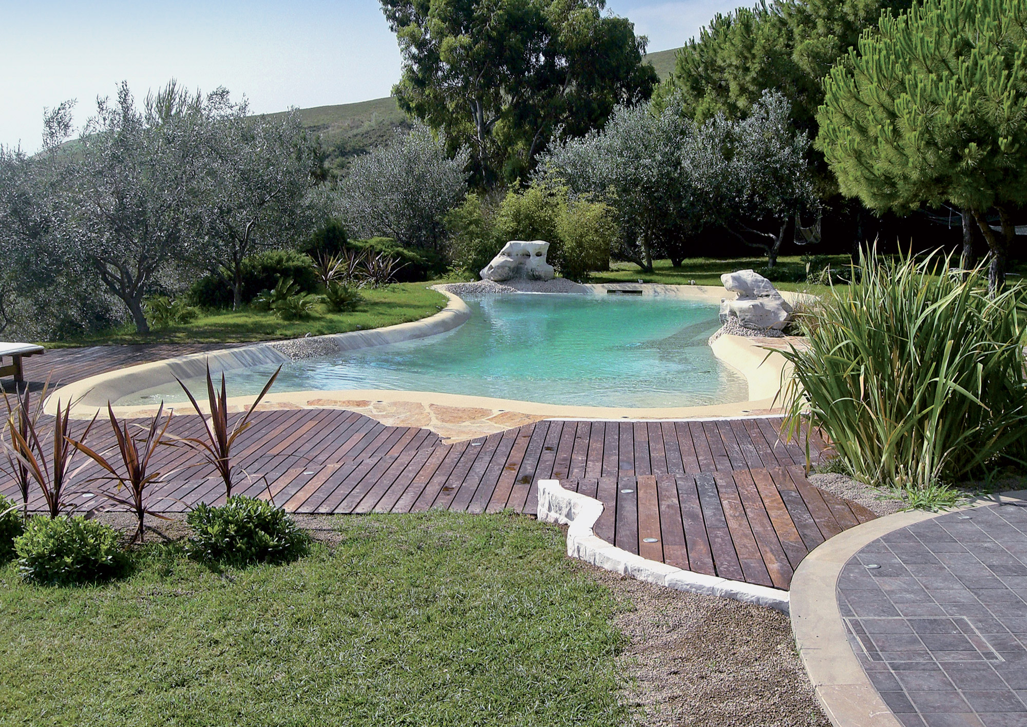 biopiscina nel verde